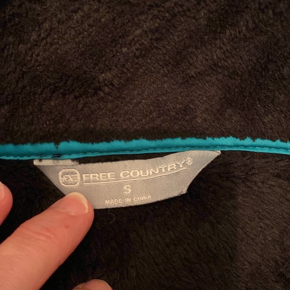 Free Country Venture Butter Pile Fleece Pullover Size Small - Picture 7 of 11